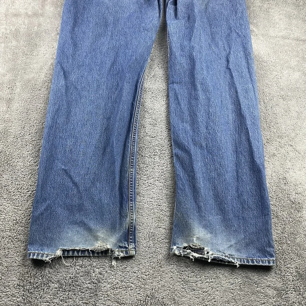 Levis 569 Loose Straight Jeans Mens 38x34 Blue Medium‎ Wash Mid Rise VTG